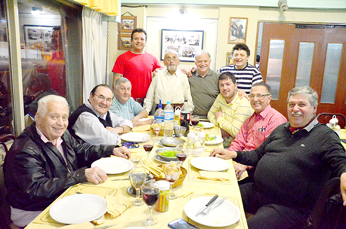 Reunión de camaradería entre panaderos