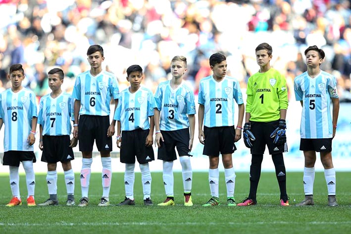 Margaría, de sólo 12 años, jugó con Talleres en París Margaría, de sólo 12 años, jugó con Talleres en París