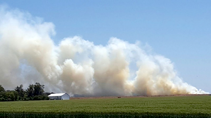 Incendio en General Cabrera