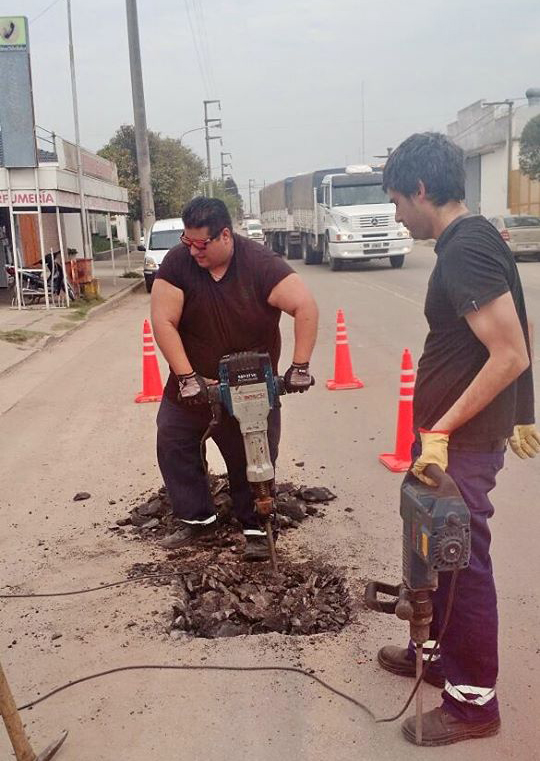 Estudios para repavimentar la ruta 158