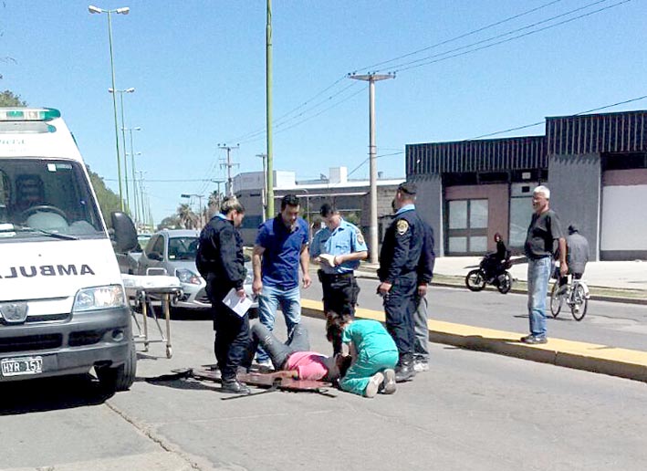 Un herido grave en un vuelco