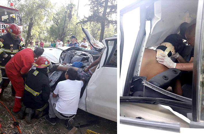 Doce personas lesionadas en ocho accidentes viales: dos de gravedad