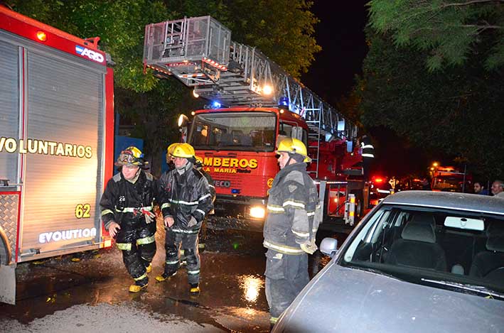 Simulacro de los Bomberos