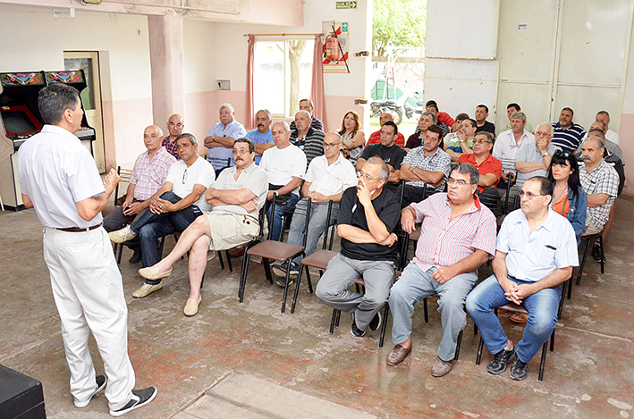 Todo organizado para reclamar Todo organizado para reclamar