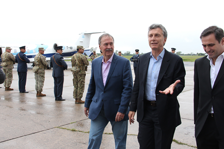 El presidente Macri visita Pauny y la Fiesta del Maní