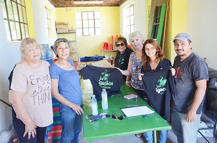 Las Iguanas Solidarias devolvieron el gabín