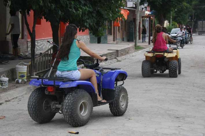 No quieren cuadriciclos en la ciudad