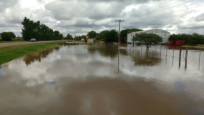 Volvieron la lluvia y la inundación