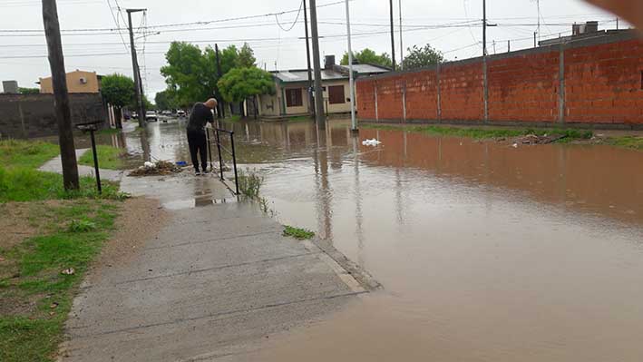 La lluvia trajo muchos problemas