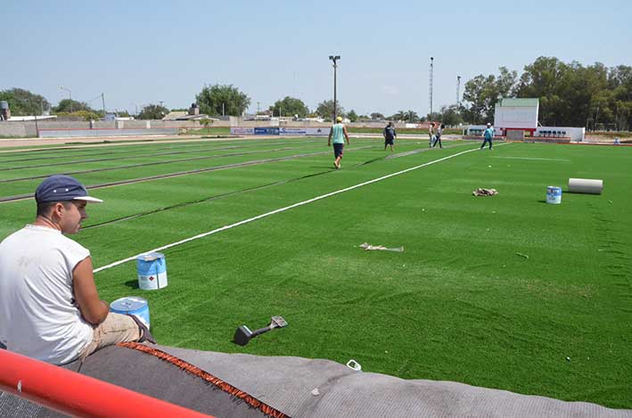 La cancha se puso más Verde que nunca