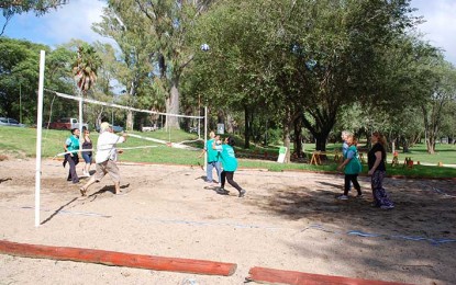 Continúan las actividades en el Parque Hipólito Yrigoyen
