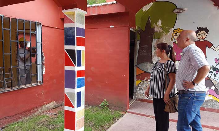 Comenzaron las obras en la Escuela Granja