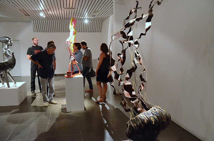 Tres artistas locales fueron premiados en Escultura