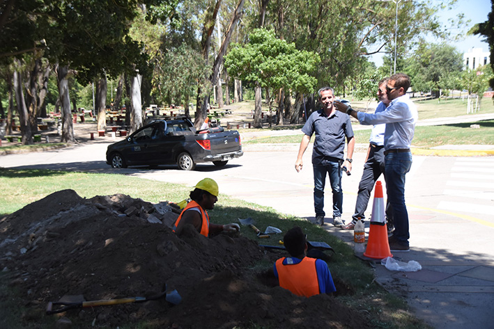 Recorrido costero del intendente