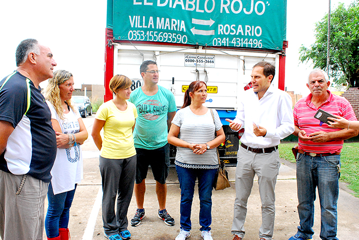 Partió el camión hacia Jujuy con la solidaridad de Villa María