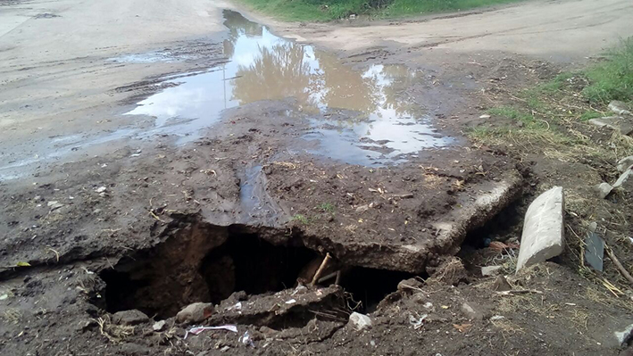 Quejas por un pozo en Barrancas del Río