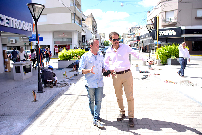 Comenzó la remodelación de la Peatonal