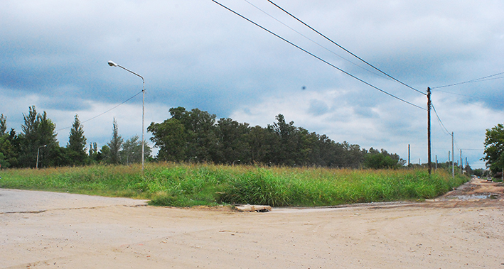 Reclaman la limpieza de otro terreno