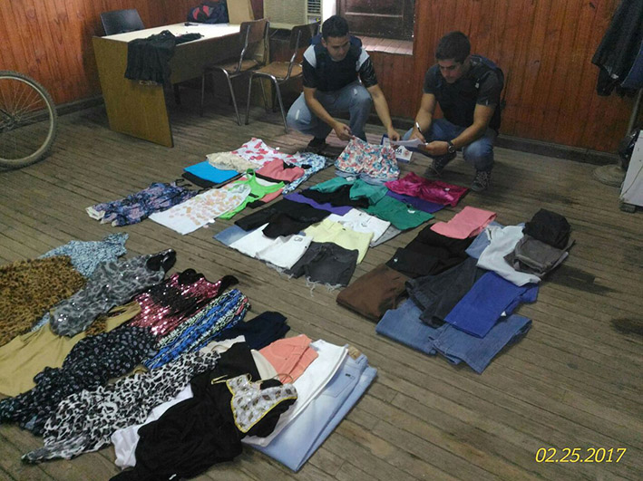 Recuperan ropas robadas en una pilchería