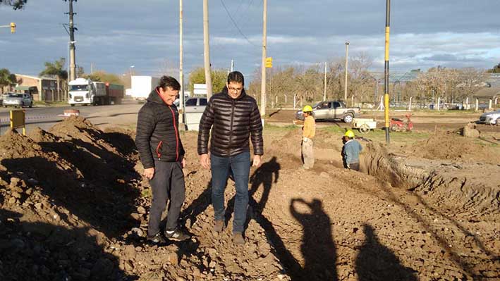 Por el avance de la obra de desagüe “muchos lugares ya no se inundan”