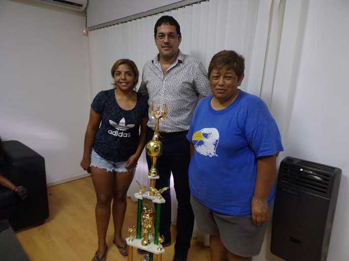 Las Aguilas agradecieron el apoyo del municipio