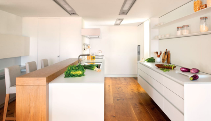 Pintar la cocina de blanco: una gran idea para renovar