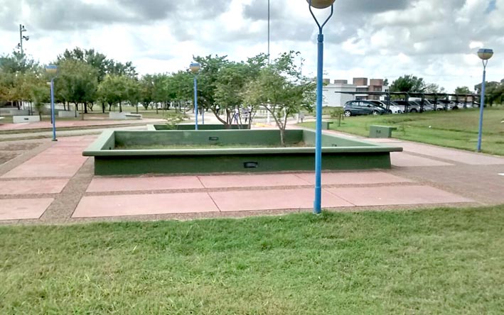 La UNVM con la Plaza de la Memoria