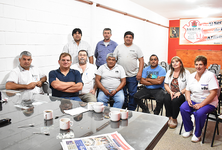 Delegados del SUOEM cruzaron a Chirino