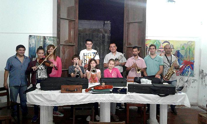 En la Casa de la Cultura se está gestando una Banda Orquesta