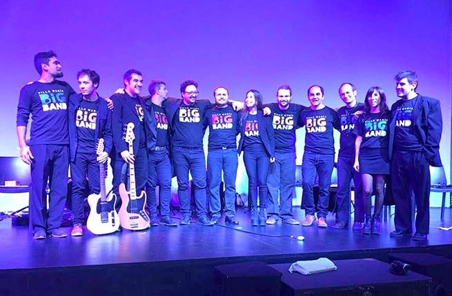 La Big Band local se presentó en La Docta