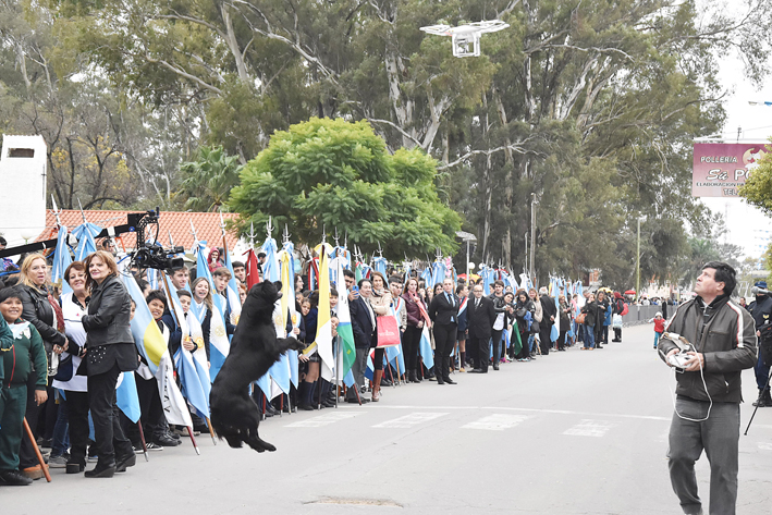 El momento del desfile