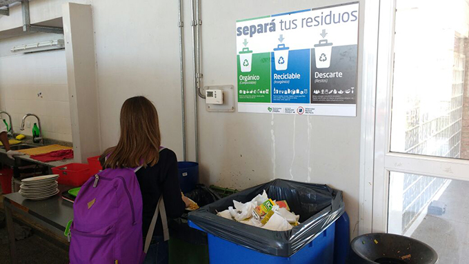 «Por más que sea poca, es una lástima tirar la comida»