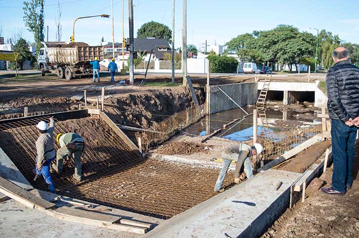 Cuidado con las obras en el canal central