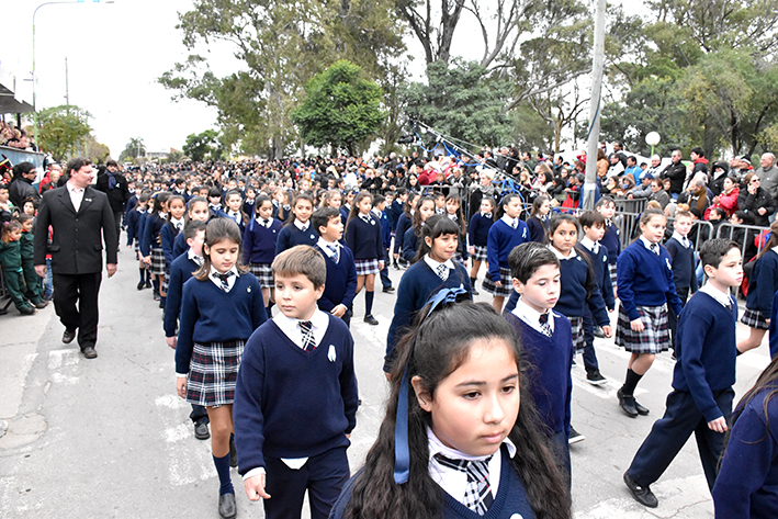 El tradicional desfile fue otra gran muestra de pertenencia