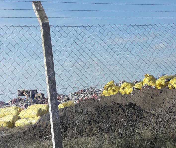 Bustamante denunció que se está trayendo basura de otros lugares