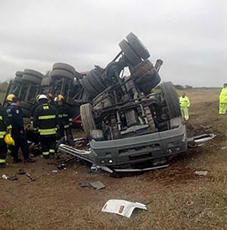 Accidente fatal sobre la autopista