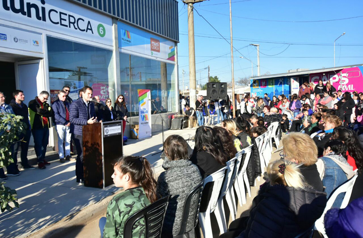 El intendente inauguró el nuevo espacio para el MuniCerca 6