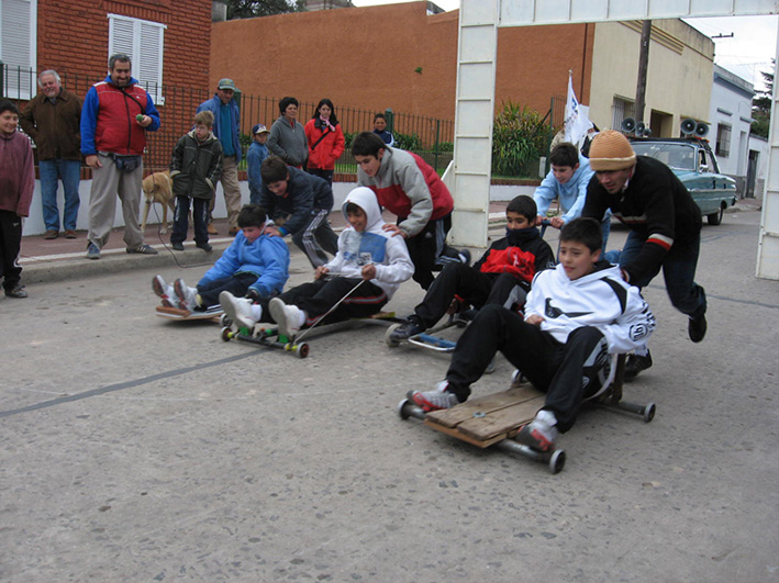 Baleros, bolitas y karting a rulemanes