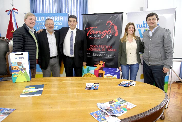 Presentaron el Festival de Tango de La Falda