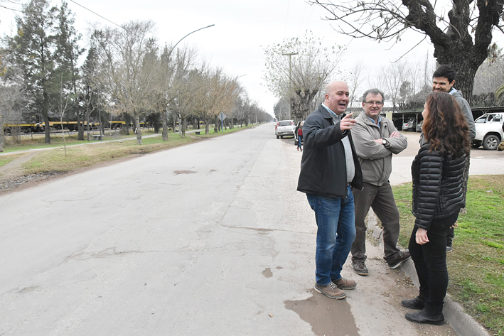 ­­­Iniciaron el proceso rumbo a la repavimentación de la Savio