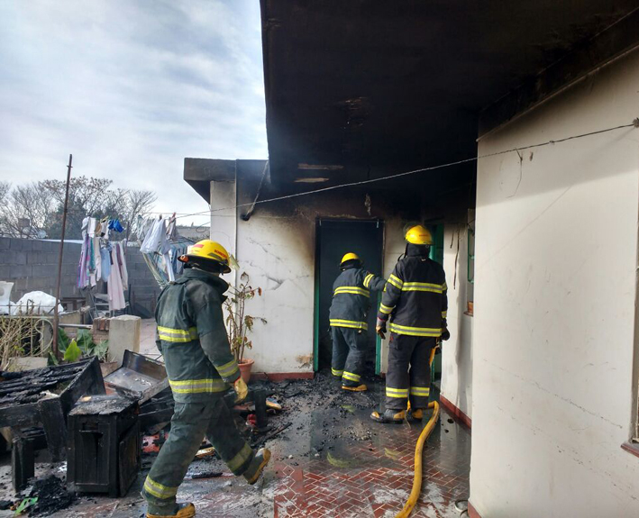 Incendio en un geriátrico