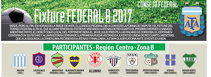 Fixture Federal B 2017