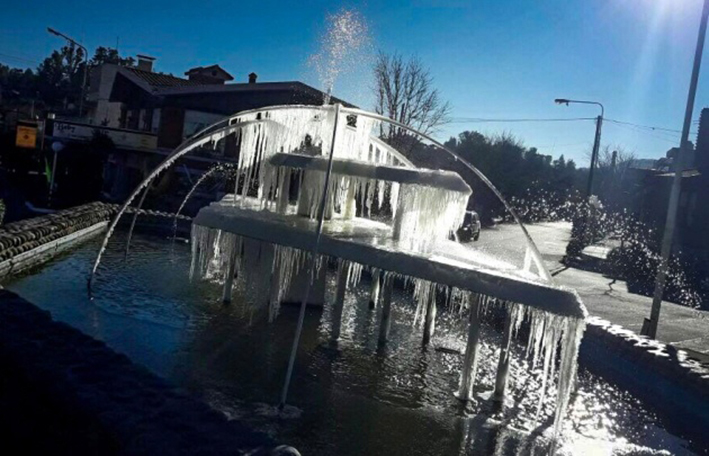 Siguen las temperaturas bajo cero y la provincia amaneció congelada