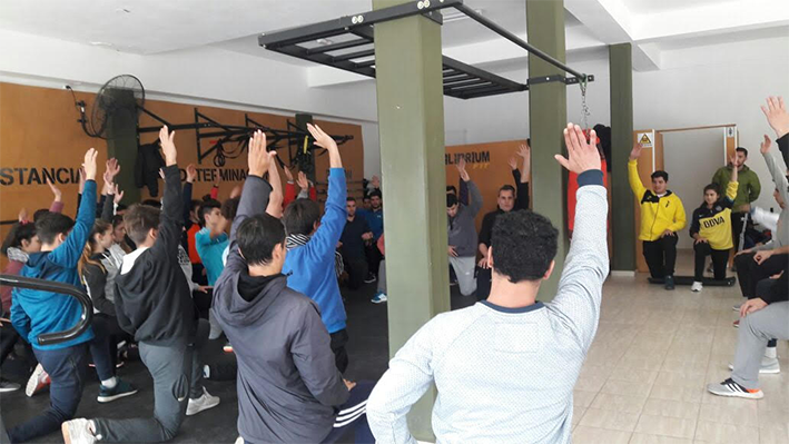 Finalizó el curso de preparación física en deportes de conjunto