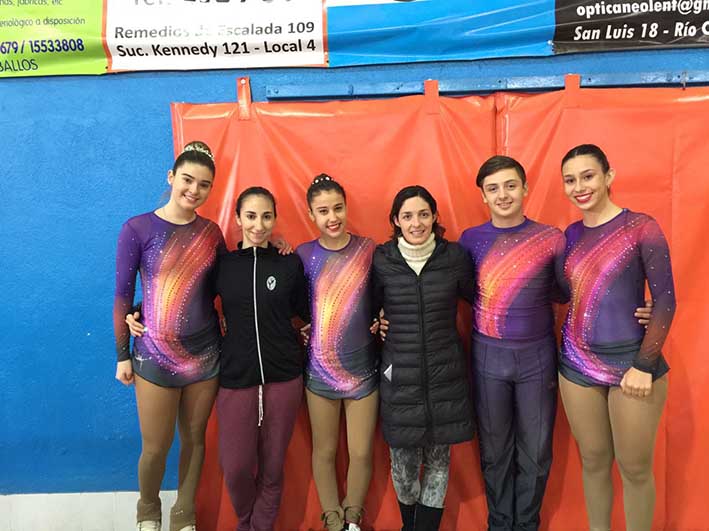 Cinco patinadores del Prado irán al Nacional en Las Parejas