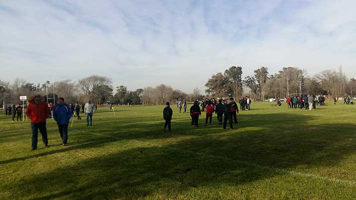 San Martín inauguró sus dos canchas