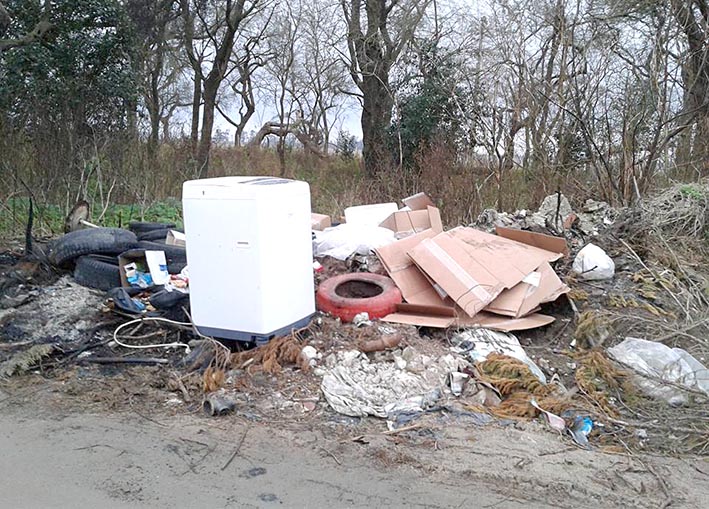 Reclaman limpieza en el sector del Andino Reclaman limpieza en el sector del Andino