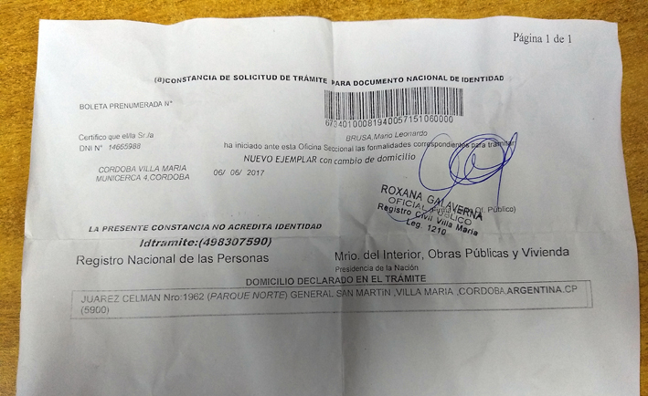 Teme que usen su DNI para votar