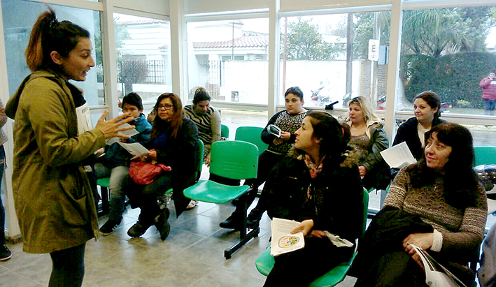 Trabajan junto a las madres por la Semana de la Lactancia