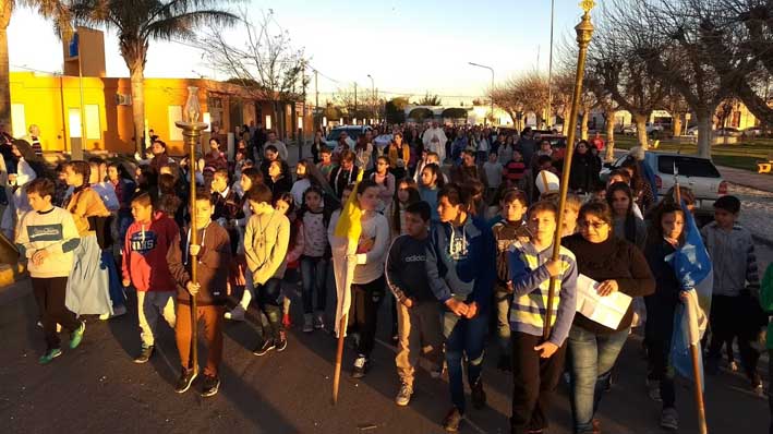 La comunidad «vivió» Santa Rosa La comunidad «vivió» Santa Rosa